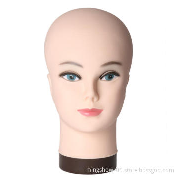 Bald head mannequin for display, mannequin head for eyelashes
